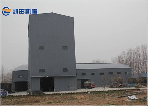 階梯式干混砂漿攪拌站